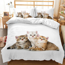 Load image into Gallery viewer, Three-piece Realistic Quilt Cover