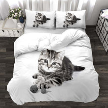 Load image into Gallery viewer, Three-piece Realistic Quilt Cover