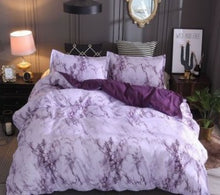 Laden Sie das Bild in den Galerie-Viewer, Pillowcase home textile bedding four-piece marble