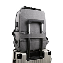 Laden Sie das Bild in den Galerie-Viewer, Litthing Slim Laptop Backpack Men Work Unisex Black Ultralight - FUCHEETAH