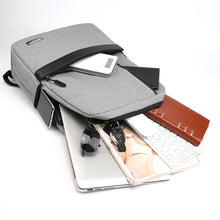 Laden Sie das Bild in den Galerie-Viewer, Litthing Slim Laptop Backpack Men Work Unisex Black Ultralight - FUCHEETAH
