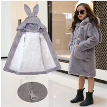 Cargar imagen en el visor de la galería, Thickened Faux Fur Coat For Big Kids