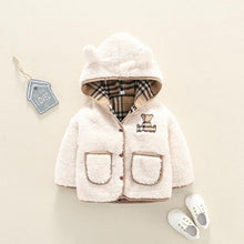 Laden Sie das Bild in den Galerie-Viewer, Lamb Cashmere Thickened Coat Girl&#39;s Cotton-padded Jacket