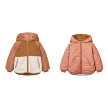 Cargar imagen en el visor de la galería, Children&#39;s Double-sided Wear Hooded Cotton Coat Jacket