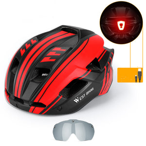 Cycling Helmet Integrated With Goggles Helmet Mountain Road bicycle Helmet Equipment