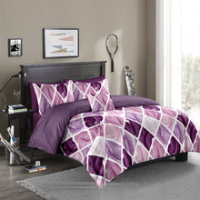 Charger l&#39;image dans la galerie, Diamond Check Quilt Cover Bed Set