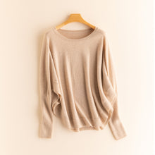 Charger l&#39;image dans la galerie, Cashmere Round Neck Shawl Bottoming Shirt Blouse