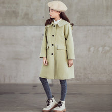 Load image into Gallery viewer, Baby-collar Middle And Big Children&#39;s Woolen Coat With Cotton Padded