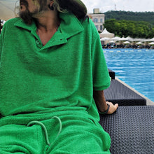 Cargar imagen en el visor de la galería, Men&#39;s Casual Towel Fabric Cozy Casual Two-piece Suit