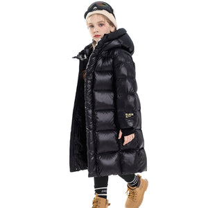 Girls' Casual Versatile Winter Thick Cotton Coat