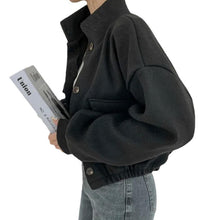 Charger l'image dans la galerie, Short Idle Style Loose Casual Woolen Woolen Coat