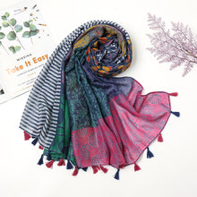 Charger l&#39;image dans la galerie, Retro Patchwork Bohemian Printed Cashew Scarf