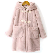 Cargar imagen en el visor de la galería, Thickened Faux Fur Coat For Big Kids