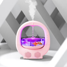 Charger l&#39;image dans la galerie, 3 In 1 Anti-Gravity Home Humidifier Multifunctional Aromatherapy Machine Speaker Fish Tank Ambient Light