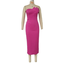 Charger l'image dans la galerie, Women's Fashion Pleated Slim Tube Top Dress