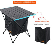 Charger l&#39;image dans la galerie, Outdoor Folding Table Storage Basket Round Picnic Table Hanging Bag Portable Invisible Pocket Waterproof Storage