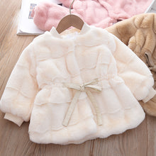 Cargar imagen en el visor de la galería, Fashion New Style Fur For Little Girl Mink Fluffy Kids Coat