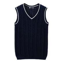 Cargar imagen en el visor de la galería, V-neck Vest Twisted Pullover Sweater Men&#39;s Vest