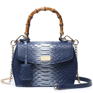 Luxury Women Purse Snake print handbag