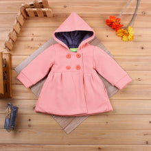 Load image into Gallery viewer, Kiethleen Winter Coat | Winter new little girl child Korean version of the baby wear warm coat hooded jacket 3 colors