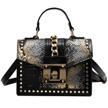 Cargar imagen en el visor de la galería, Luxury Fashion snake pattern handbag for women Purse