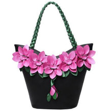 Load image into Gallery viewer, BIRDS women tote designer bag leather handbag flower composite bags women&#39;s pouch vintage bolsas brands purse
