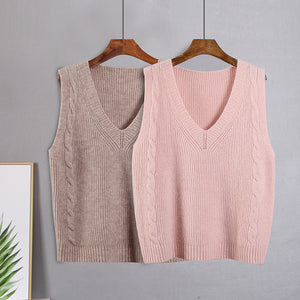 Fashion New Top Ladies Vest Knitted Vest