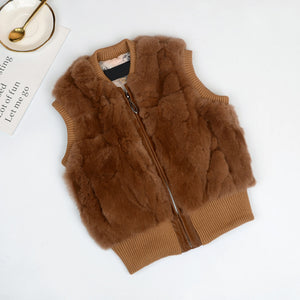 Fur Vest Warm Autumn And Winter Fur Coat