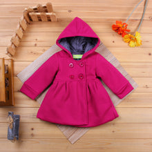 Load image into Gallery viewer, Kiethleen Winter Coat | Winter new little girl child Korean version of the baby wear warm coat hooded jacket 3 colors