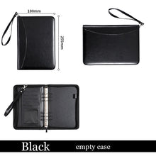 Charger l&#39;image dans la galerie, A5 Business Manager Folder Creative Zipper Bag Office Folder Work Meeting Record Book