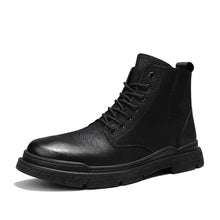 Load image into Gallery viewer, Martin Boots Men&#39;s British Style High-top Leather Boots Korean Style Trend