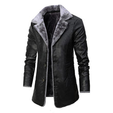 Charger l&#39;image dans la galerie, Samo zaen Plush Large Lapel Suit Fur Men