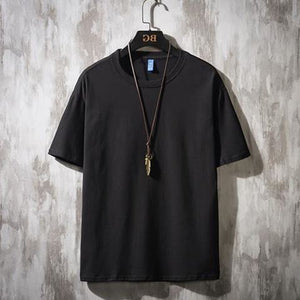 Samo Zaen Men Elegant Ancient Style Loose T-shirt