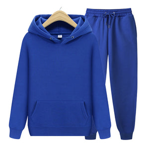 Sweater Fashion Hooded Round Neck Pullover Couple Sport Suit