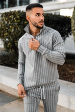 Charger l&#39;image dans la galerie, Striped Leisure Sport Suit Running Two-Piece Suit for men