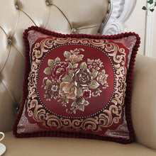 Cargar imagen en el visor de la galería, Embroidered Jacquard Cushion Cover