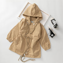 Cargar imagen en el visor de la galería, Children&#39;S Windbreaker Foreign Style Spring Mid-Length Baby Cotton Coat