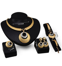 Cargar imagen en el visor de la galería, Necklace Earring Bracelet Ring Four Piece