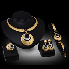 Cargar imagen en el visor de la galería, Necklace Earring Bracelet Ring Four Piece