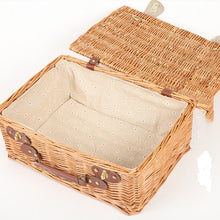 Load image into Gallery viewer, Wicker Storage Box Picnic Picnic Basket
