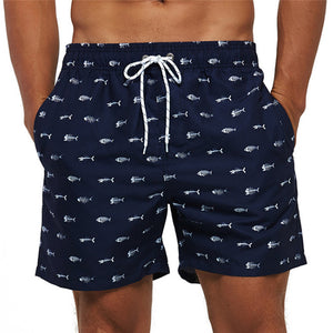 Fabiogoo Printed Shorts Loose Casual Seaside Surfing for men