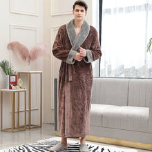 Cargar imagen en el visor de la galería, Winter Flannel Nightgown Pyjamas Thickened for men and women