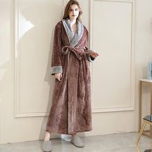 Cargar imagen en el visor de la galería, Winter Flannel Nightgown Pyjamas Thickened for men and women