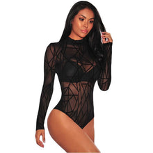 Cargar imagen en el visor de la galería, Sexy One-piece Pajamas See-through Outfit