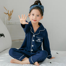 Load image into Gallery viewer, Children&#39;s Clothing Girls Cute Printing Long-sleeved Home Wear, Big Children&#39;s Thin Cotton Pajamas Set