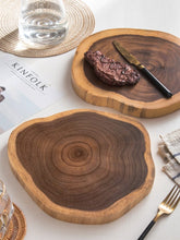 Load image into Gallery viewer, Wooden stump shaped cutting board