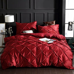 3 sets of double imitation silk Bed Cover