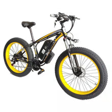 Cargar imagen en el visor de la galería, Electric Bicycle Lithium Tram Snow Electric Mountain Bike 21 Speed E-bike