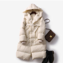 Load image into Gallery viewer, Women&#39;s Long Down Jacket Coat