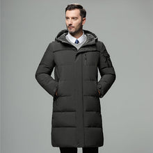 Laden Sie das Bild in den Galerie-Viewer, Long padded down jacket for men